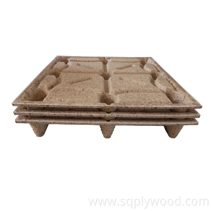 New Version Nestable Compressed Wood Pallet Fumigation Free Ispm 15 Exemption Compress Wooden Pallet 1100*1100mm 1200*800mm 1200*1000mm